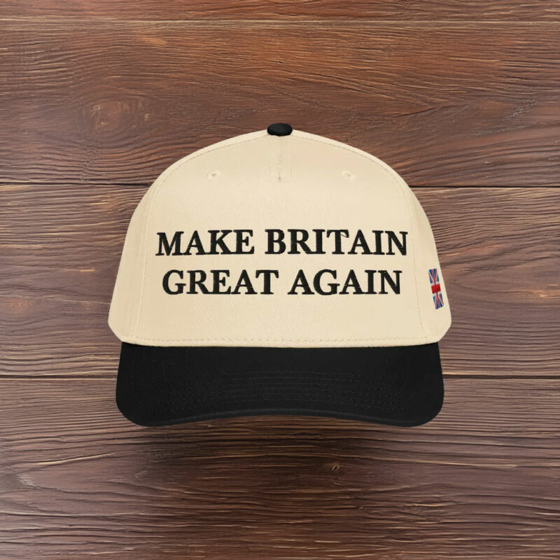 Union Jack Flag Embroidered Make Britain Great Again Hat