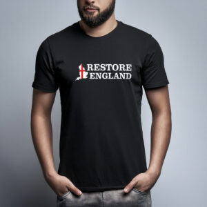 Unisex Cotton Restore Britain Shirt Party Politics English Tee