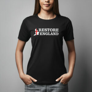 Unisex Cotton Restore Britain Shirt Party Politics English Tee