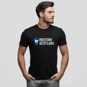 Unisex Soft Cotton Shirt Restore Britain Party Restore Scotland 2026 T-Shirt