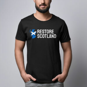 Unisex Soft Cotton Shirt Restore Britain Party Restore Scotland 2026 T-Shirt