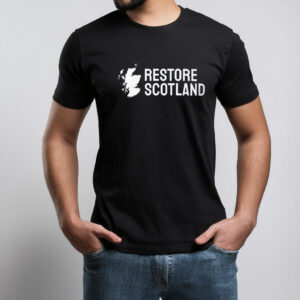 Unisex Soft Cotton Shirt Restore Britain Party Restore Scotland T-Shirt
