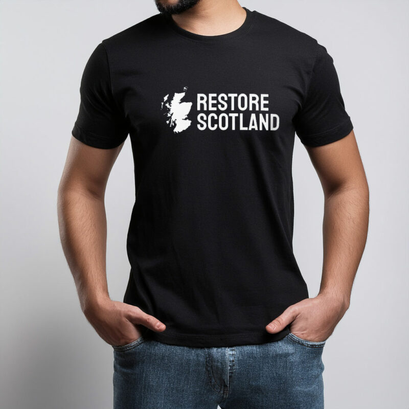 Unisex Soft Cotton Shirt Restore Britain Party Restore Scotland T-Shirt