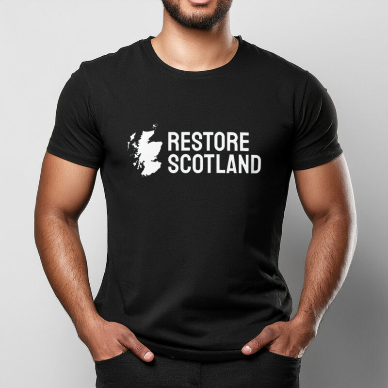 Unisex Soft Cotton Shirt Restore Britain Party Restore Scotland T-Shirt