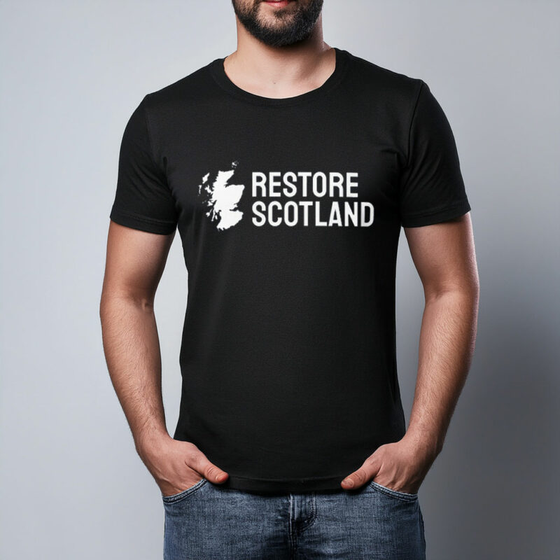 Unisex Soft Cotton Shirt Restore Britain Party Restore Scotland T-Shirt