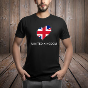 United Kingdom Flag Heart Shirt