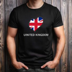 United Kingdom Flag Heart Shirt