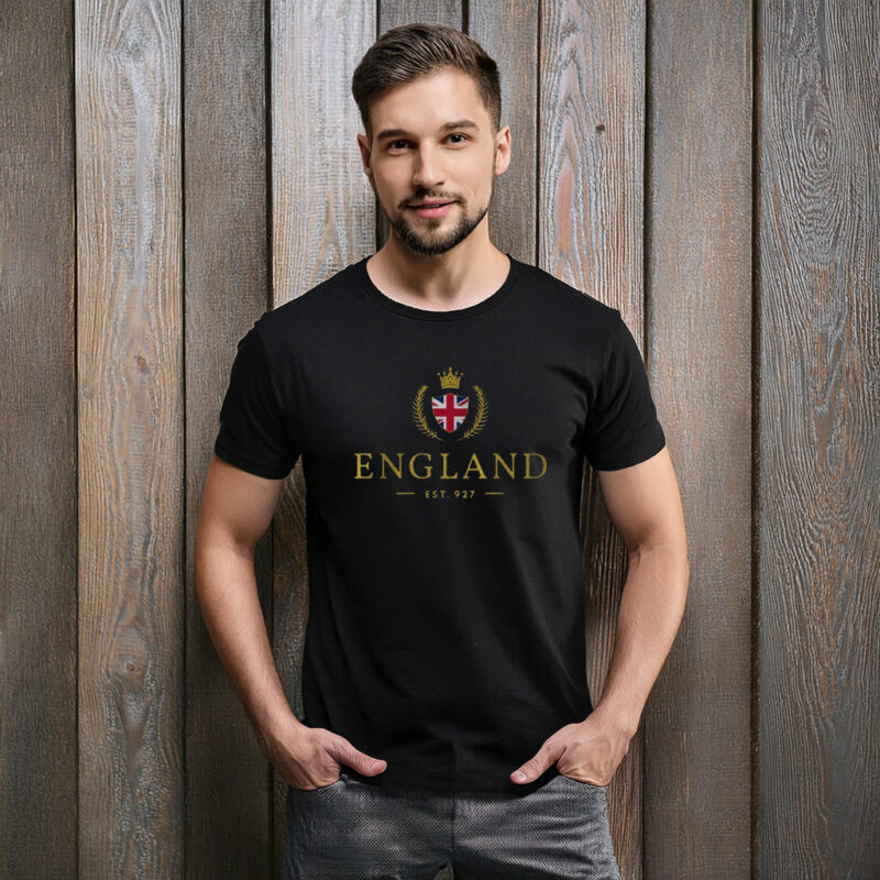 Vintage British Flag England Heritage Crest Shirt