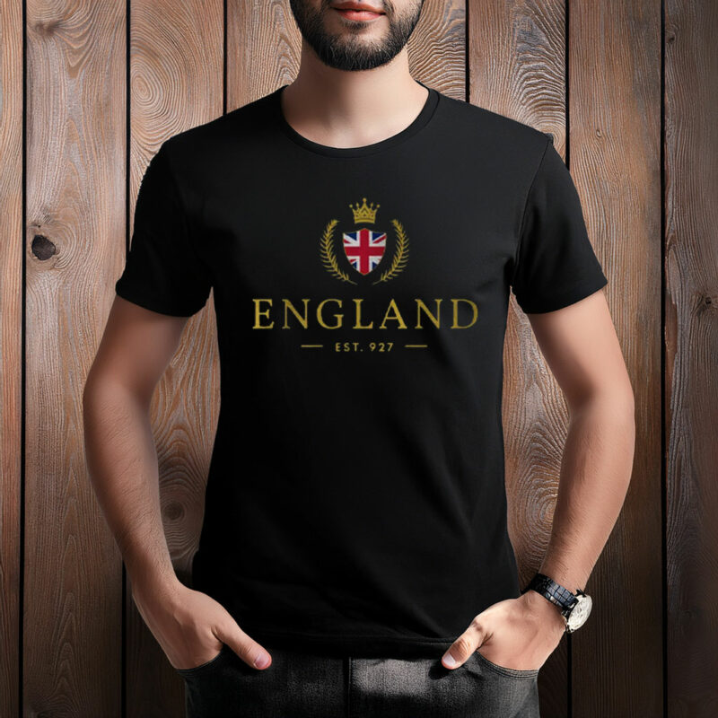 Vintage British Flag England Heritage Crest Shirt