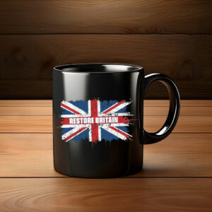 Vintage Distressed UK Flag Restore Britain Grunge Union Jack Mug