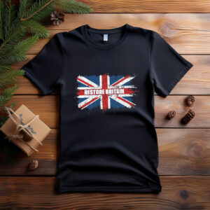 Vintage Restore Britain Grunge Union Jack T-Shirt