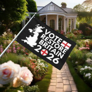 Vote Restore Britain England 2026 Flag
