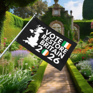 Vote Restore Britain Ireland 2026 Flag