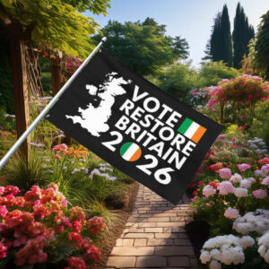 Vote Restore Britain Ireland 2026 Flag