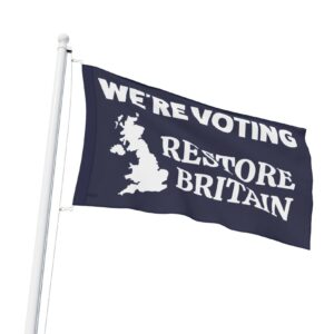 We’re Voting Restore Britain Flag