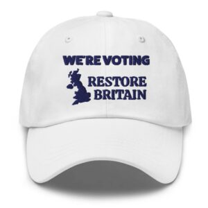 We’re Voting Restore Britain Hat