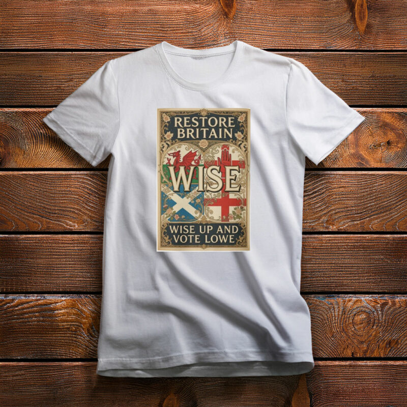Wise Up and Vote Lowe Shirt