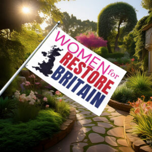Women for Restore Britain Statement 2026 Flag