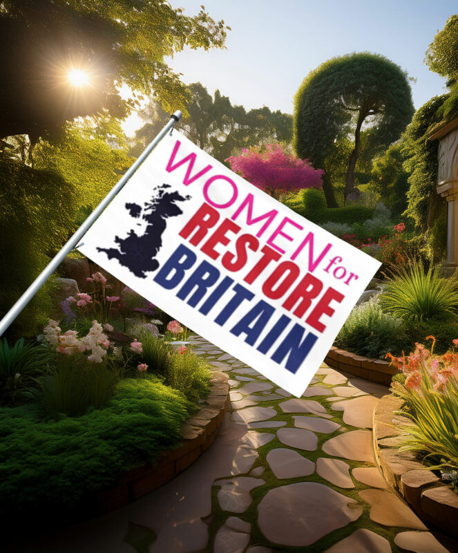 Women for Restore Britain Statement 2026 Flag