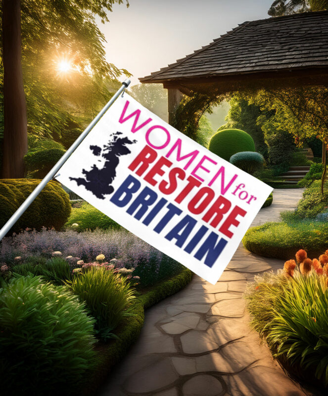 Women for Restore Britain Statement 2026 Flag