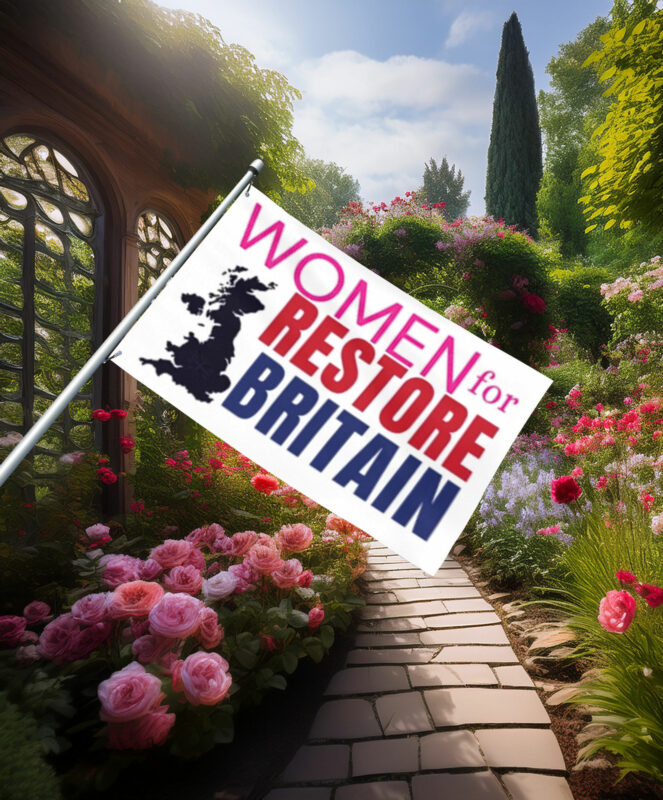 Women for Restore Britain Statement 2026 Flag