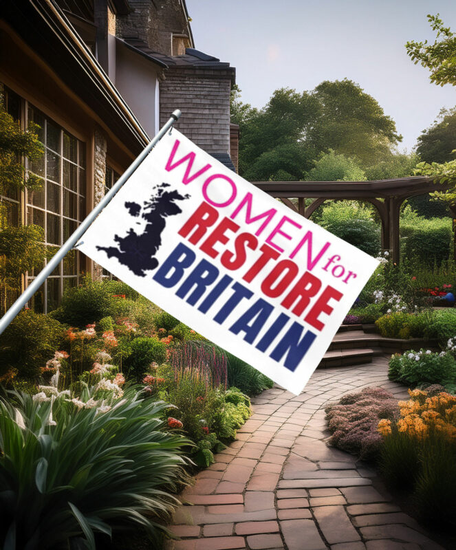 Women for Restore Britain Statement 2026 Flag