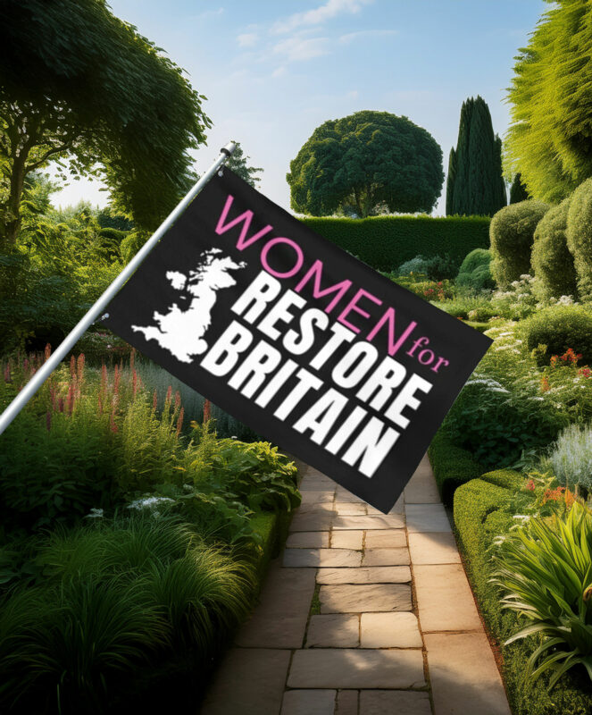 Women for Restore Britain Statement Flag