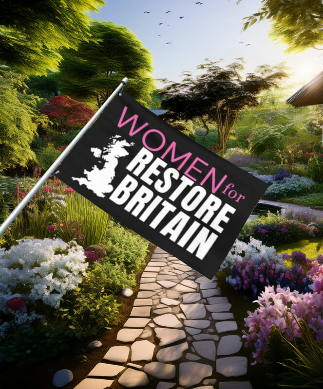 Women for Restore Britain Statement Flag