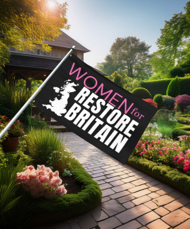 Women for Restore Britain Statement Flag