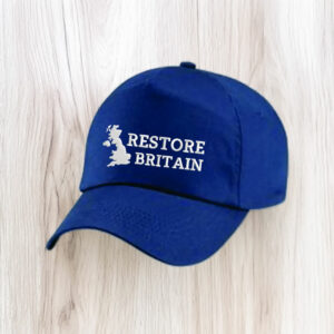 Embroidered Restore Britain Party Hat Cap