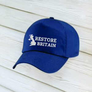 Embroidered Restore Britain Party Hat Cap