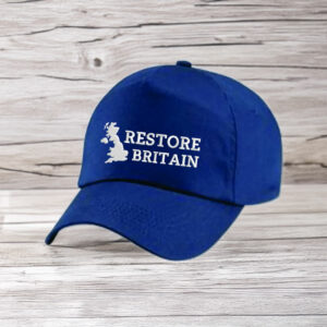 Embroidered Restore Britain Party Hat Cap