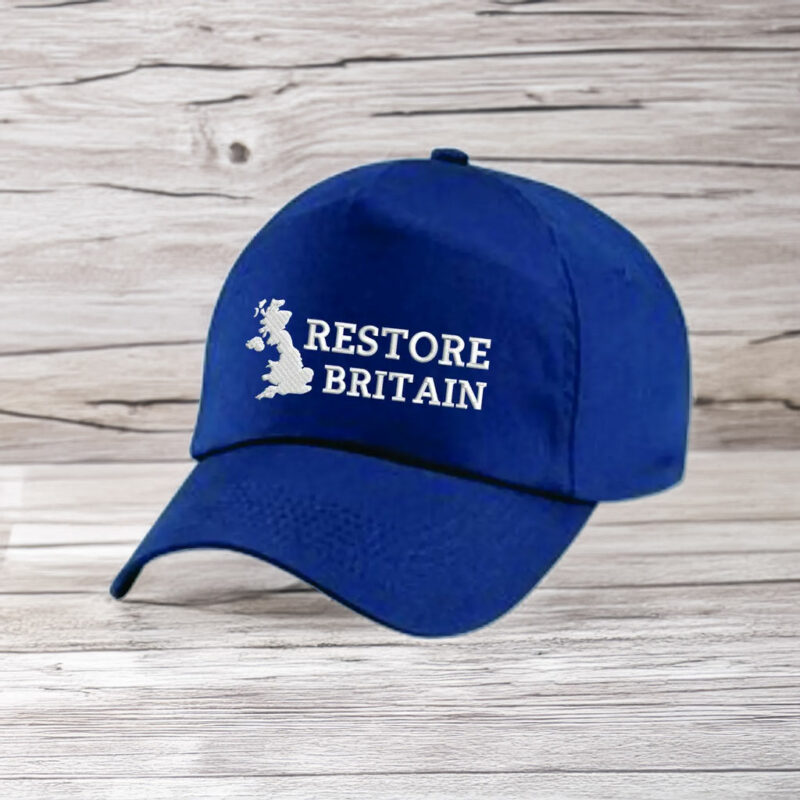 Embroidered Restore Britain Party Hat Cap