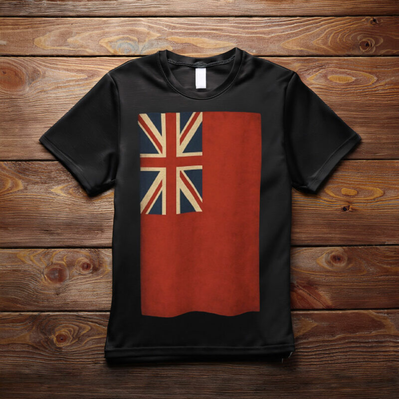 Red Ensign British Flag T-Shirt | Maritime Heritage Graphic Tee