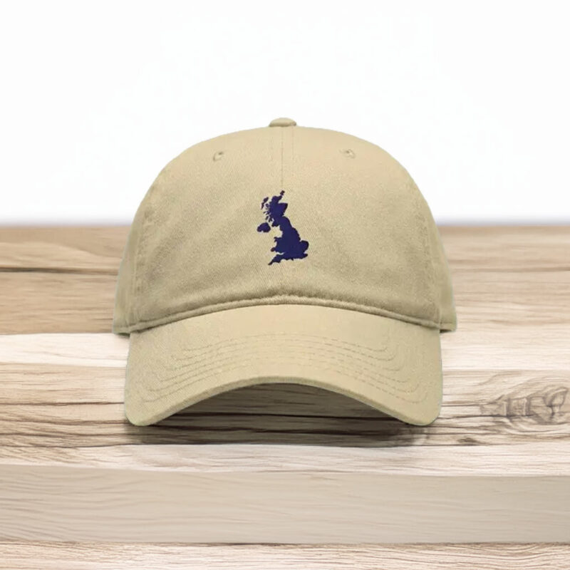 Restore Britain 2026 Minimalist UK Map Embroidered Hat