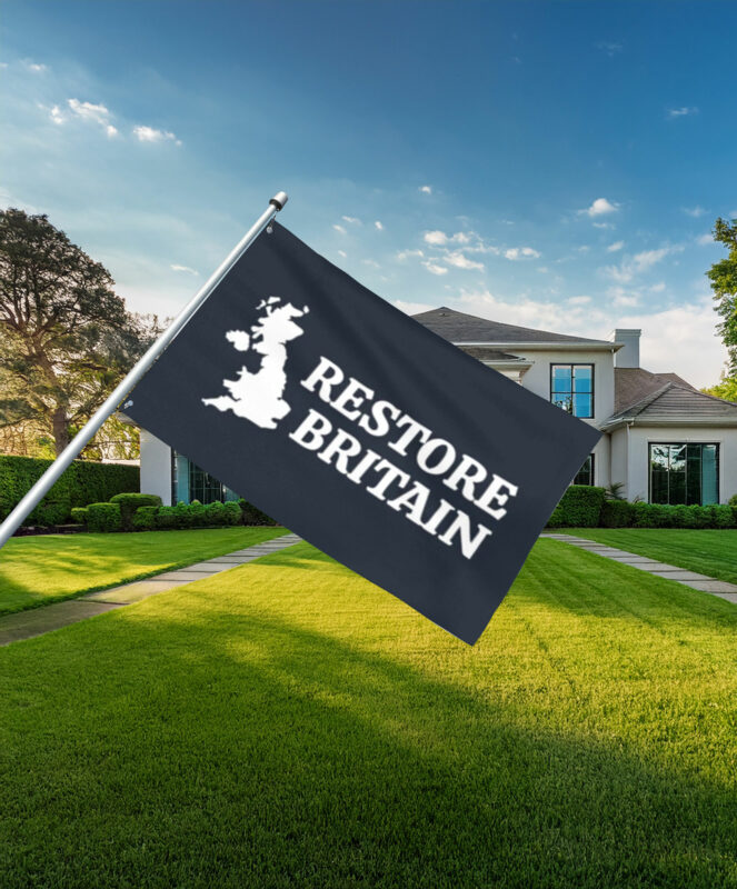 Restore Britain Banner Flag