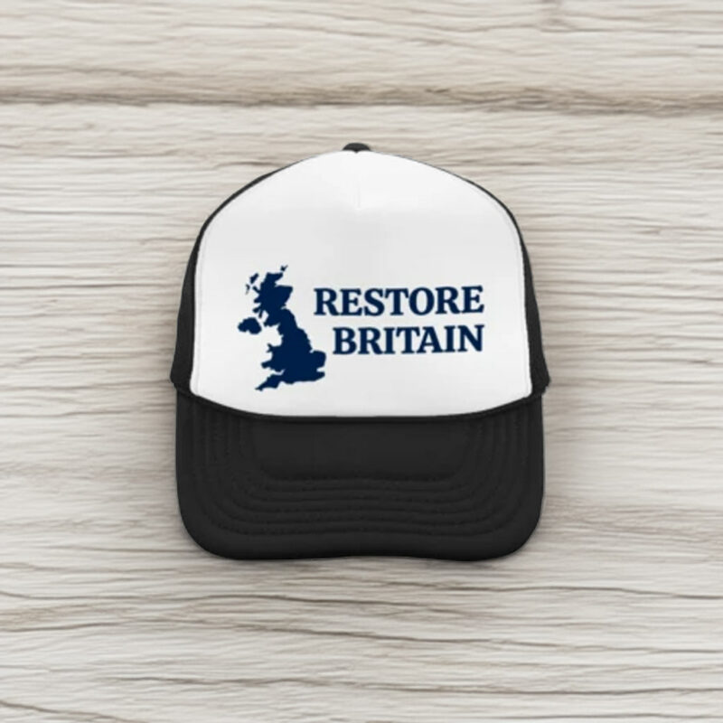 Restore Britain Embroidered Trucker Hat