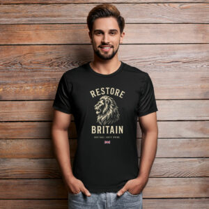Restore Britain Inspired Lion Graphic Tee