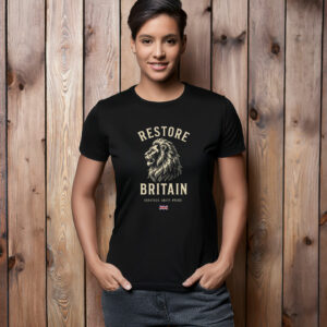 Restore Britain Inspired Lion Graphic Tee