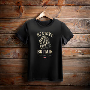Restore Britain Inspired Lion Graphic Tee