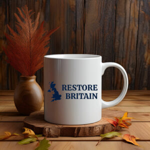 Restore Britain Patriotic UK Map Mug
