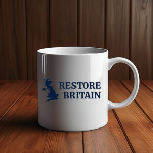 Restore Britain Patriotic UK Map Mug