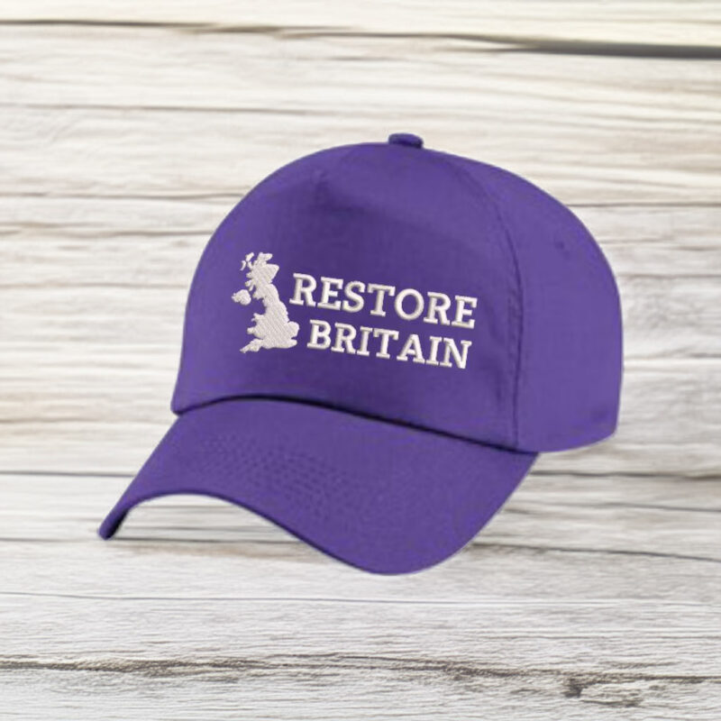 Restore Britain Political Embroidered Hat
