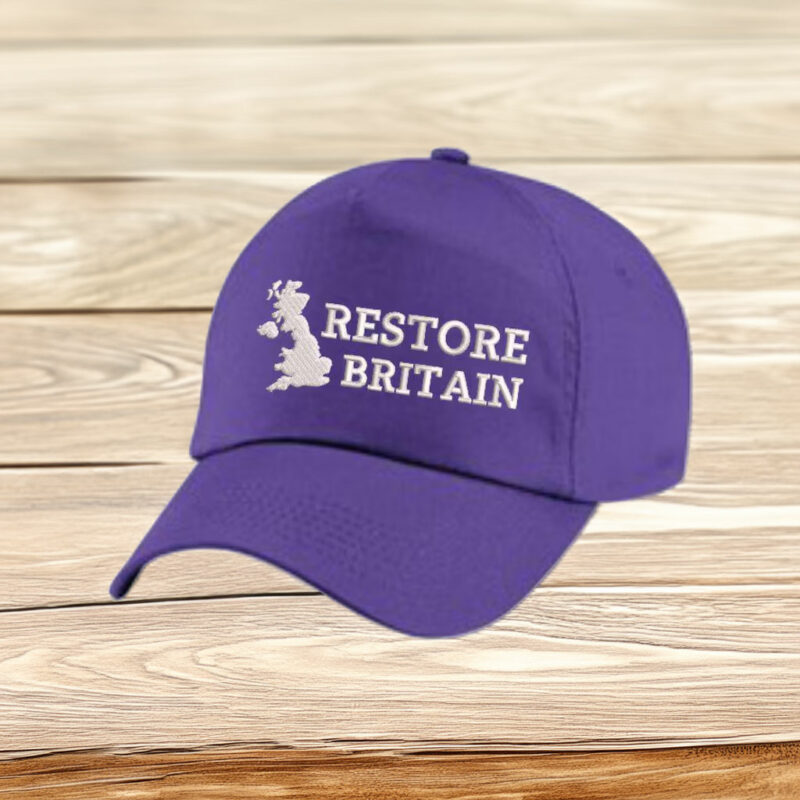 Restore Britain Political Embroidered Hat
