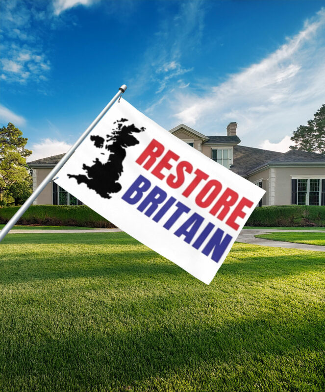Restore Britain Political Flag