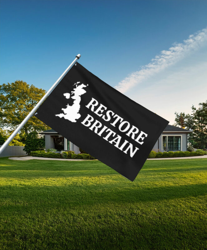 Restore Britain Protest Flag