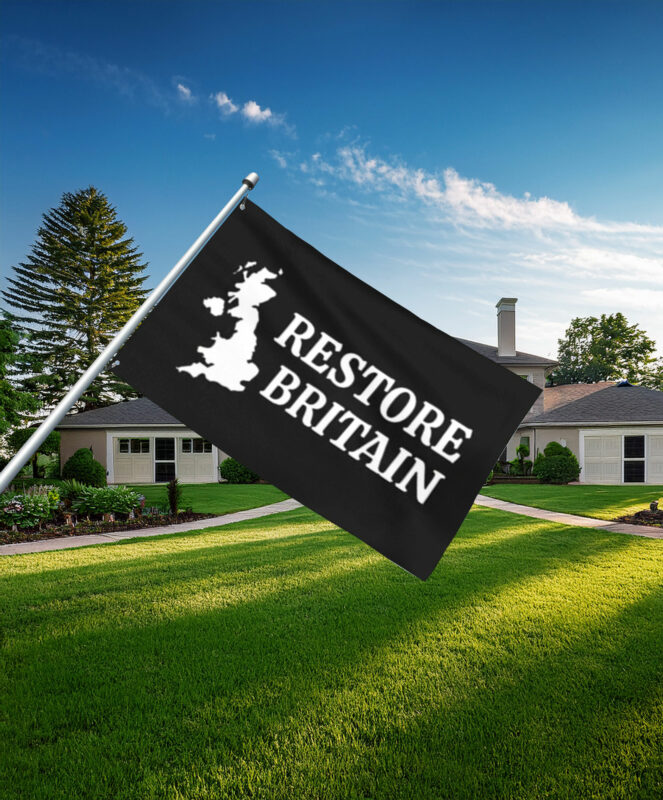 Restore Britain Protest Flag