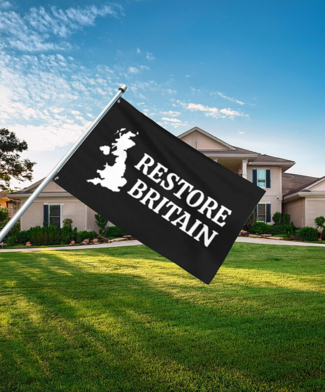 Restore Britain Protest Flag