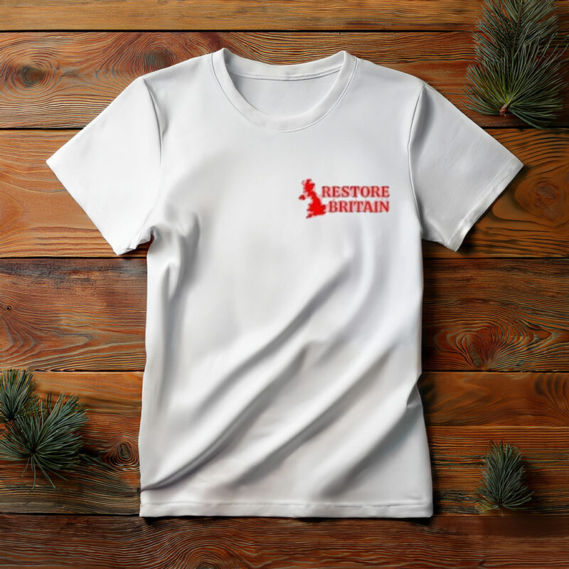 Restore Britain Red Logo Political Shirt