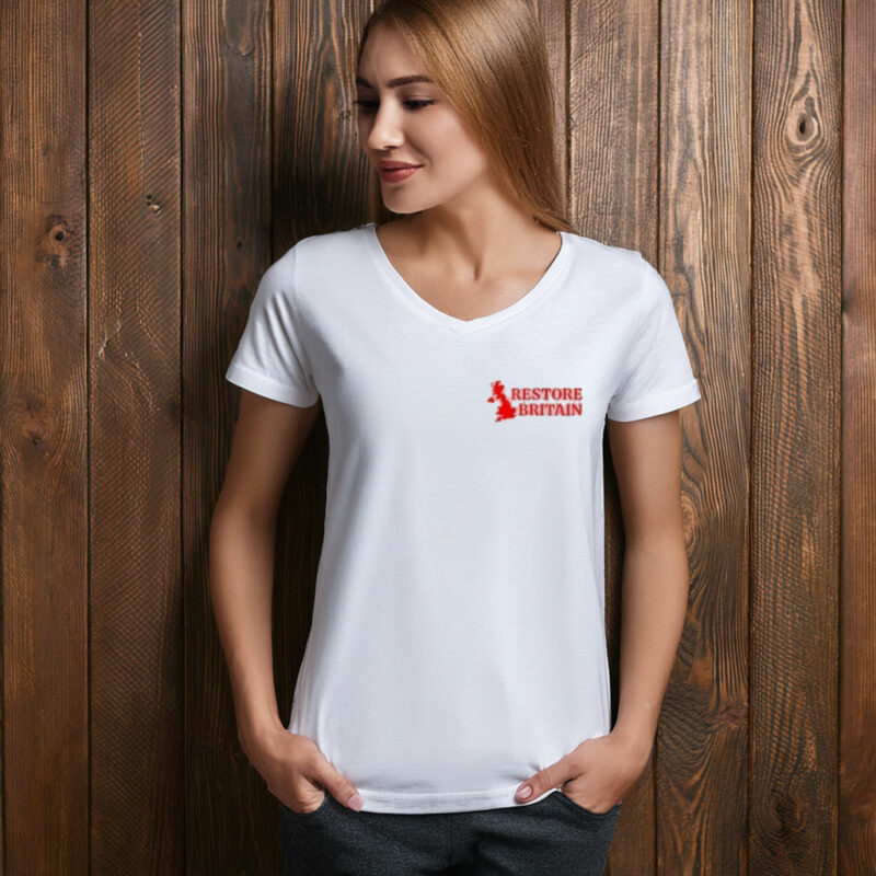 Restore Britain Red Logo Political Shirt